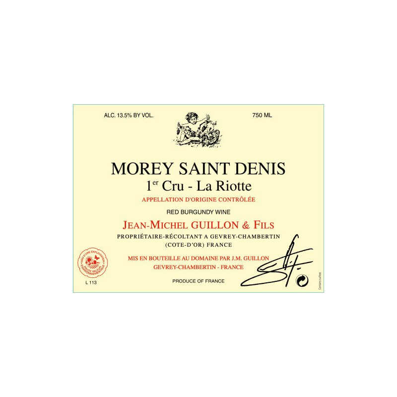 Morey-Saint-Denis 1er Cru La Riotte AC