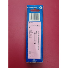 BANDRIDGE AL340 Kopfhörer Spiralkabel 6 Meter mit 3,5mm Klinkenstecker