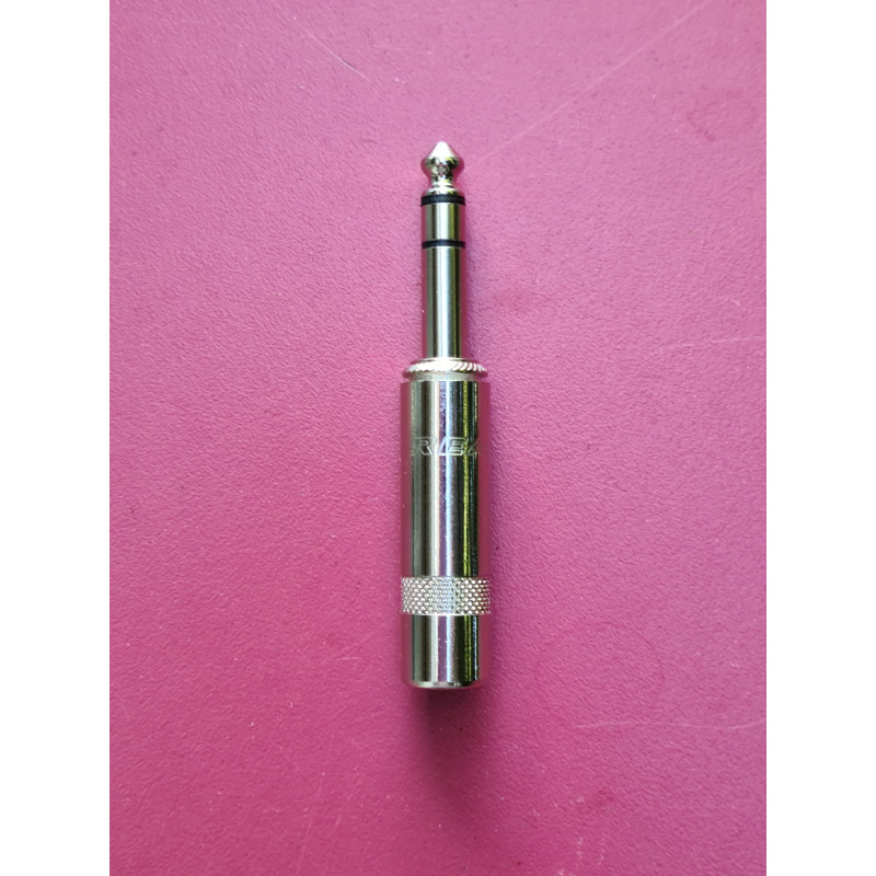 REAN NYS 228 Klinkenstecker 6,3mm 3 pol Stereo versilbert