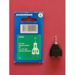 BANDRIDGE Y Stecker AY424 mit 3,5mm Jack-Klinkenstecker