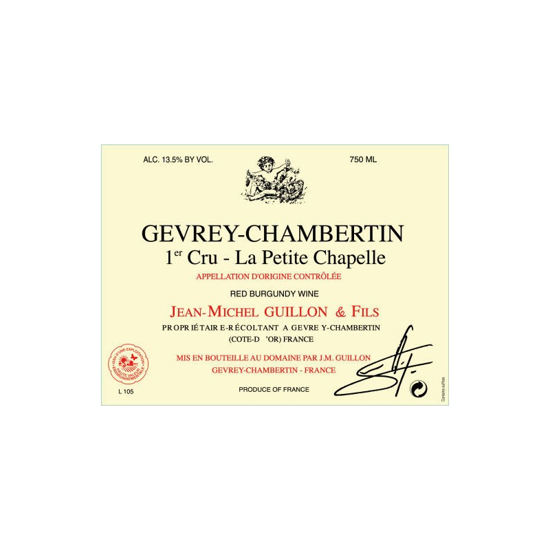 Jean-Michel GUILLON & Fils, Gevrey-Chambertin 1er Cru La Petite Chapelle AC